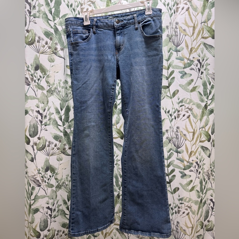Wild Fable Blue Flare Wide Leg Jeans